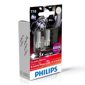  Philips W5W X-tremeVision LED 24V 1W (2 .)