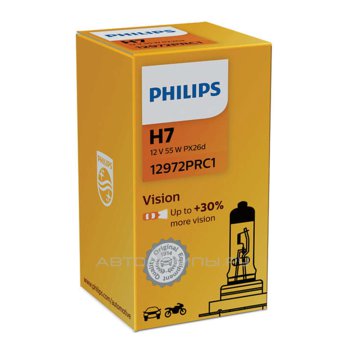 H7 12V- 55W (PX26d) ( +30% ) Vision (Premium) 12972PRC1 EU